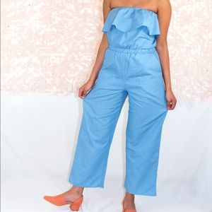 Urban Outfitters chambray jumpsuit